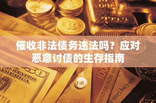 济南催收非法债务违法吗？应对恶意讨债的生存指南