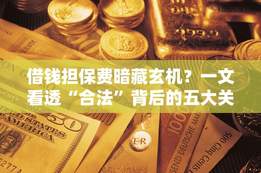 济南借钱担保费暗藏玄机？一文看透“合法”背后的五大关键陷阱