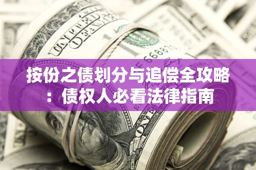 济南按份之债划分与追偿全攻略：债权人必看法律指南
