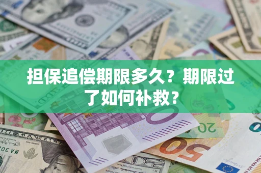 济南担保追偿期限多久？期限过了如何补救？