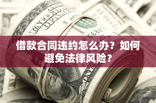 济南借款合同违约怎么办？如何避免法律风险？