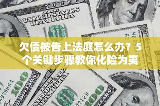 济南欠债被告上法庭怎么办？5个关键步骤教你化险为夷